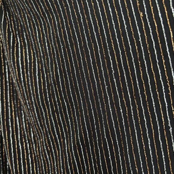 ✨ Marc Jacobs Metallic Disco Mini Dress Gold/Silver Puff Shoulder - Picture 4 of 9